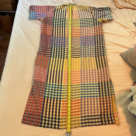 Colorful Checkered Button-Up Dress - Picture 9 of 15